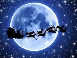 The Moon and Santa